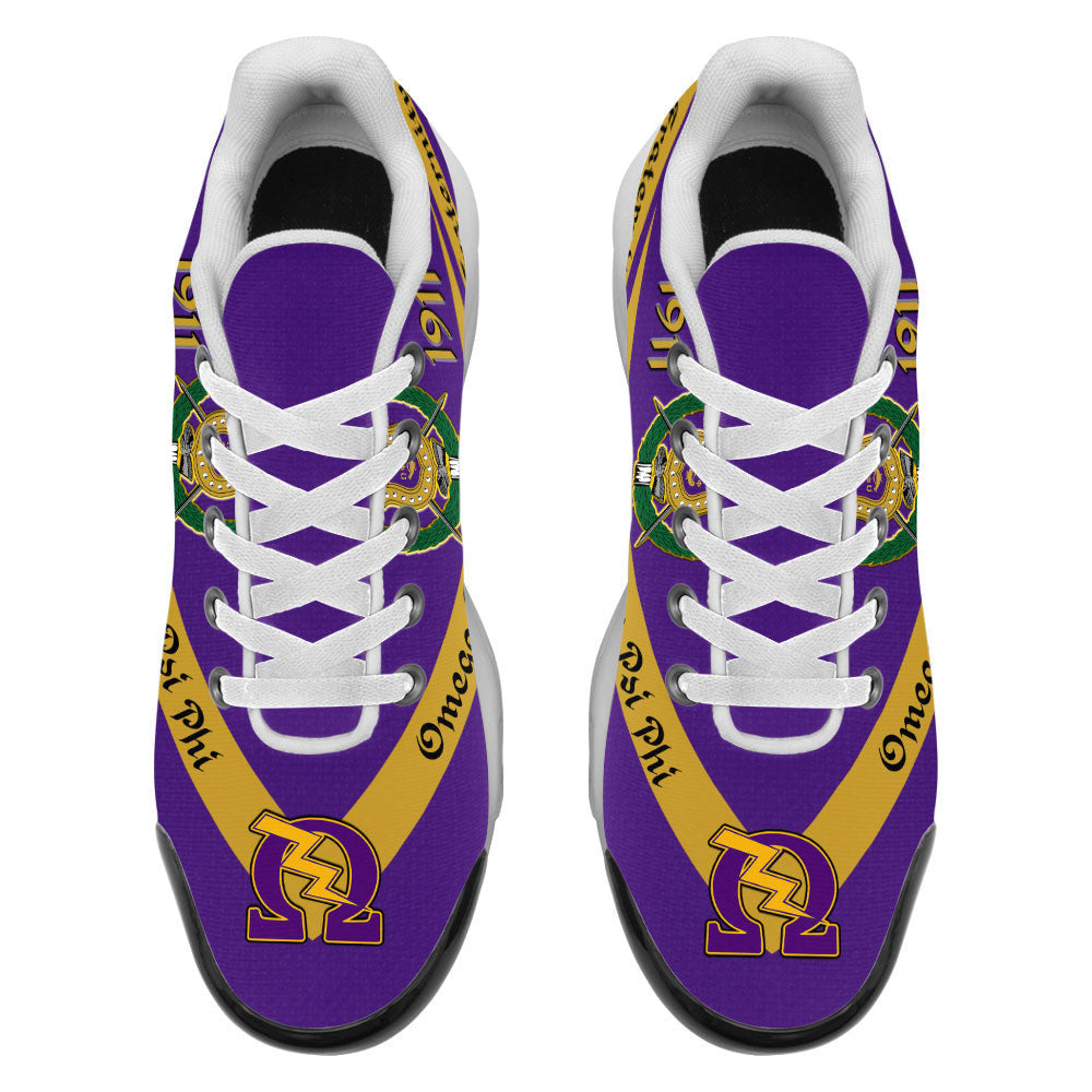 Ques 1911 Brotherhood Cushion Sport - Purple & Old Gold Style