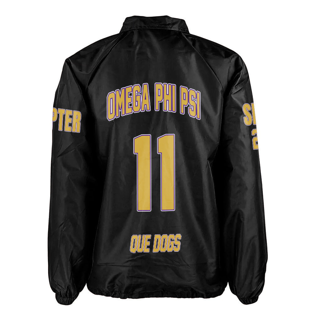 AfricaZone Jacket - Omega Psi Phi(Black) Crossing Jacket A31 | Africazone.store