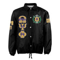 AfricaZone Jacket - Omega Psi Phi(Black) Crossing Jacket A31 | Africazone.store
