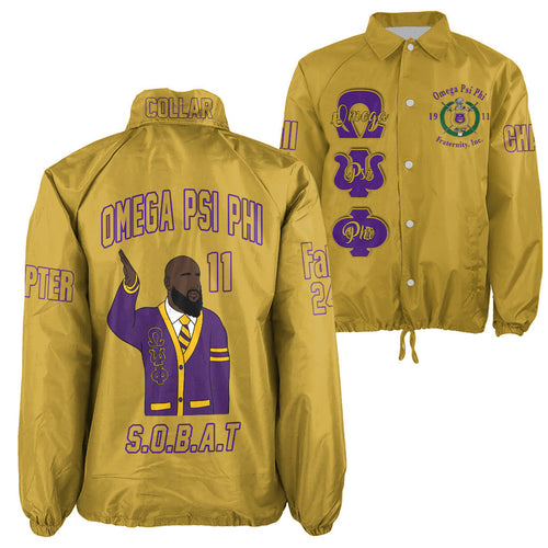 (Custom) AfricaZone Jacket - Omega Psi Phi Fraternity Crossing Jacket A31 | Africazone.store
