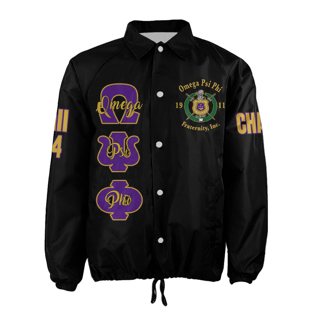 (Custom) AfricaZone Jacket - Omega Psi Phi Fraternity Crossing Jacket A31 | Africazone.store