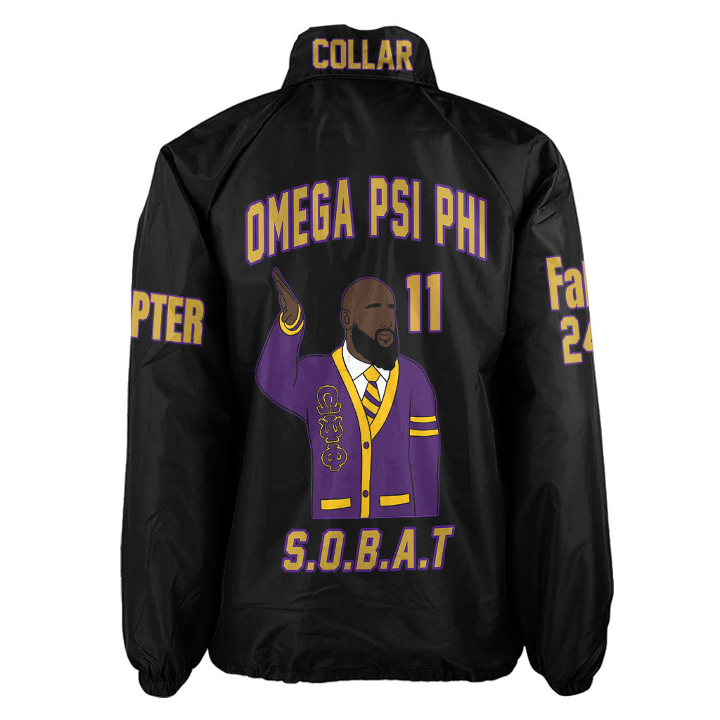 (Custom) AfricaZone Jacket - Omega Psi Phi Fraternity Crossing Jacket A31 | Africazone.store