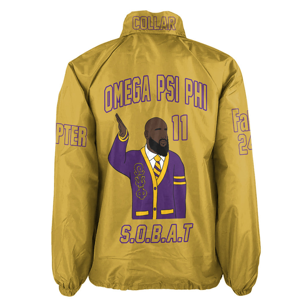 (Custom) AfricaZone Jacket - Omega Psi Phi Fraternity Crossing Jacket A31 | Africazone.store
