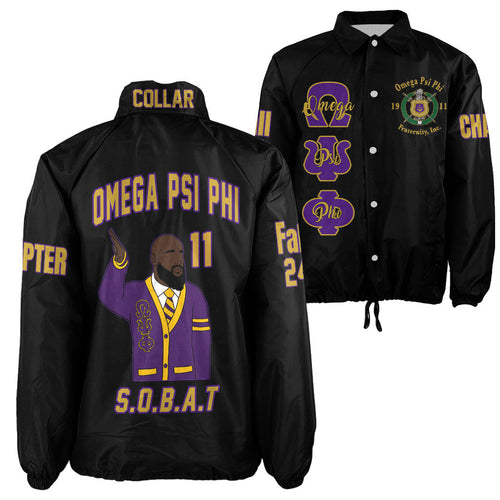 (Custom) AfricaZone Jacket - Omega Psi Phi Fraternity Crossing Jacket A31 | Africazone.store