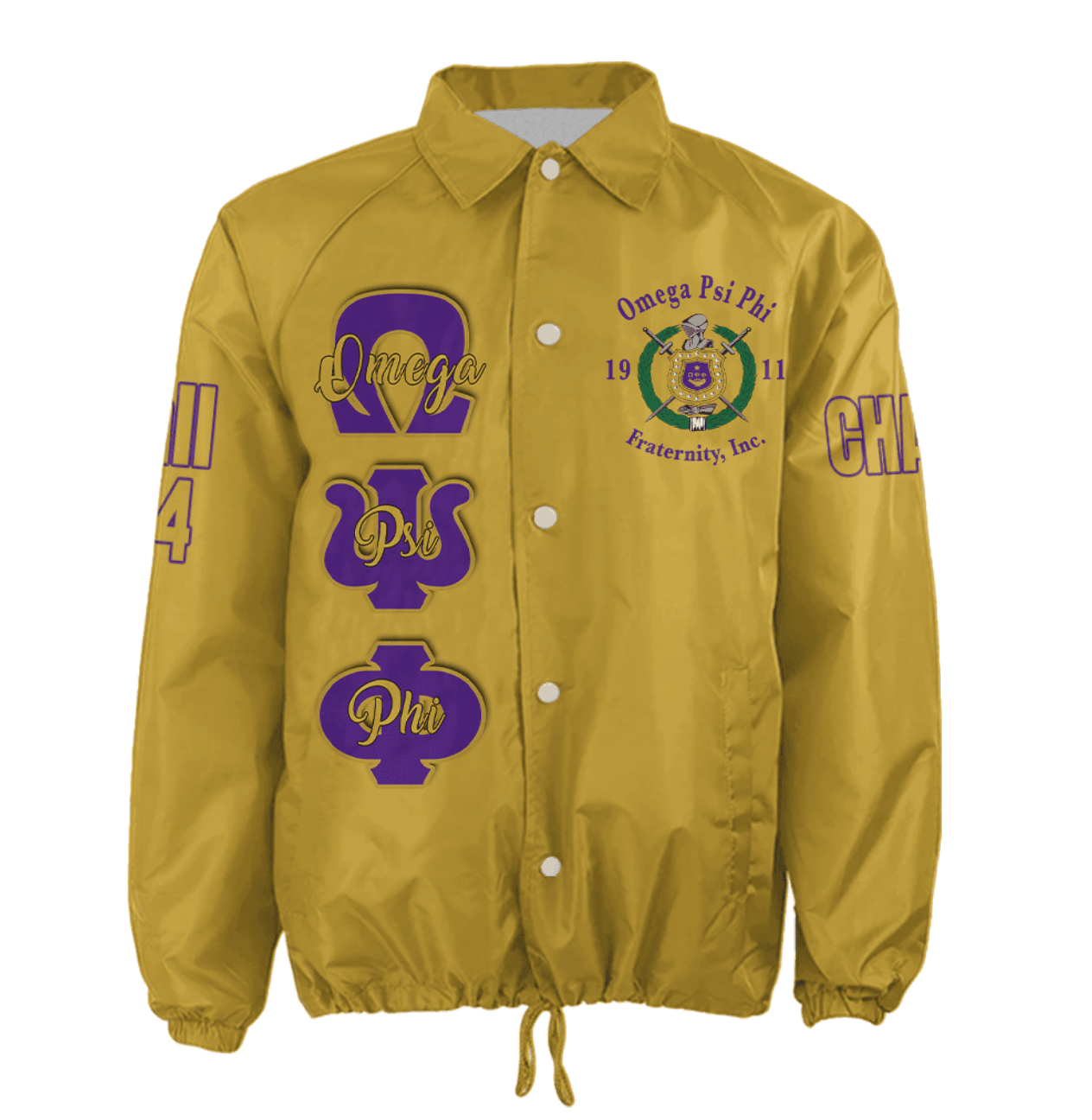 (Custom) AfricaZone Jacket - Omega Psi Phi Fraternity Knight Crossing Jacket A31 | Africazone.store