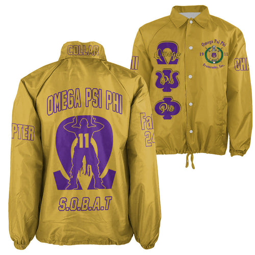 (Custom) AfricaZone Jacket - Omega Psi Phi Que Man Crossing Jacket A31 | Africazone.store