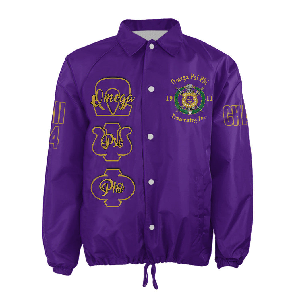 (Custom) AfricaZone Jacket - Omega Psi Phi Que Man Crossing Jacket A31 | Africazone.store