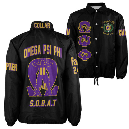 (Custom) AfricaZone Jacket - Omega Psi Phi Que Man Crossing Jacket A31 | Africazone.store