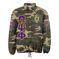 AfricaZone Jacket - Omega Psi Phi Camouflage Crossing Jacket A31 | Africazone.store
