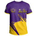 Africazone T-Shirt - Personalised Heartbeat Omega Psi Phi Tee J5 | Africazone.store