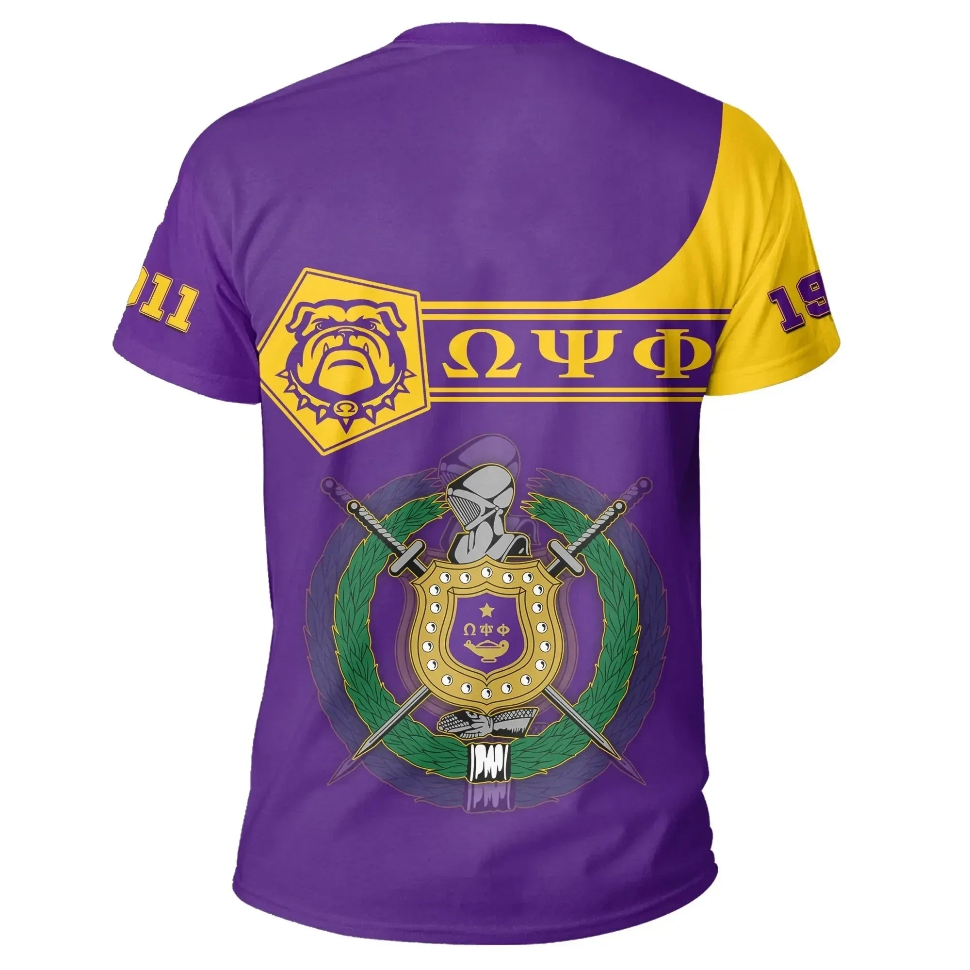 Africazone T-Shirt - Personalised Omega Psi Phi T-Shirt - Simple Style J8| Africazone.store