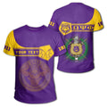 Africazone T-Shirt - Personalised Omega Psi Phi T-Shirt - Simple Style J8| Africazone.store