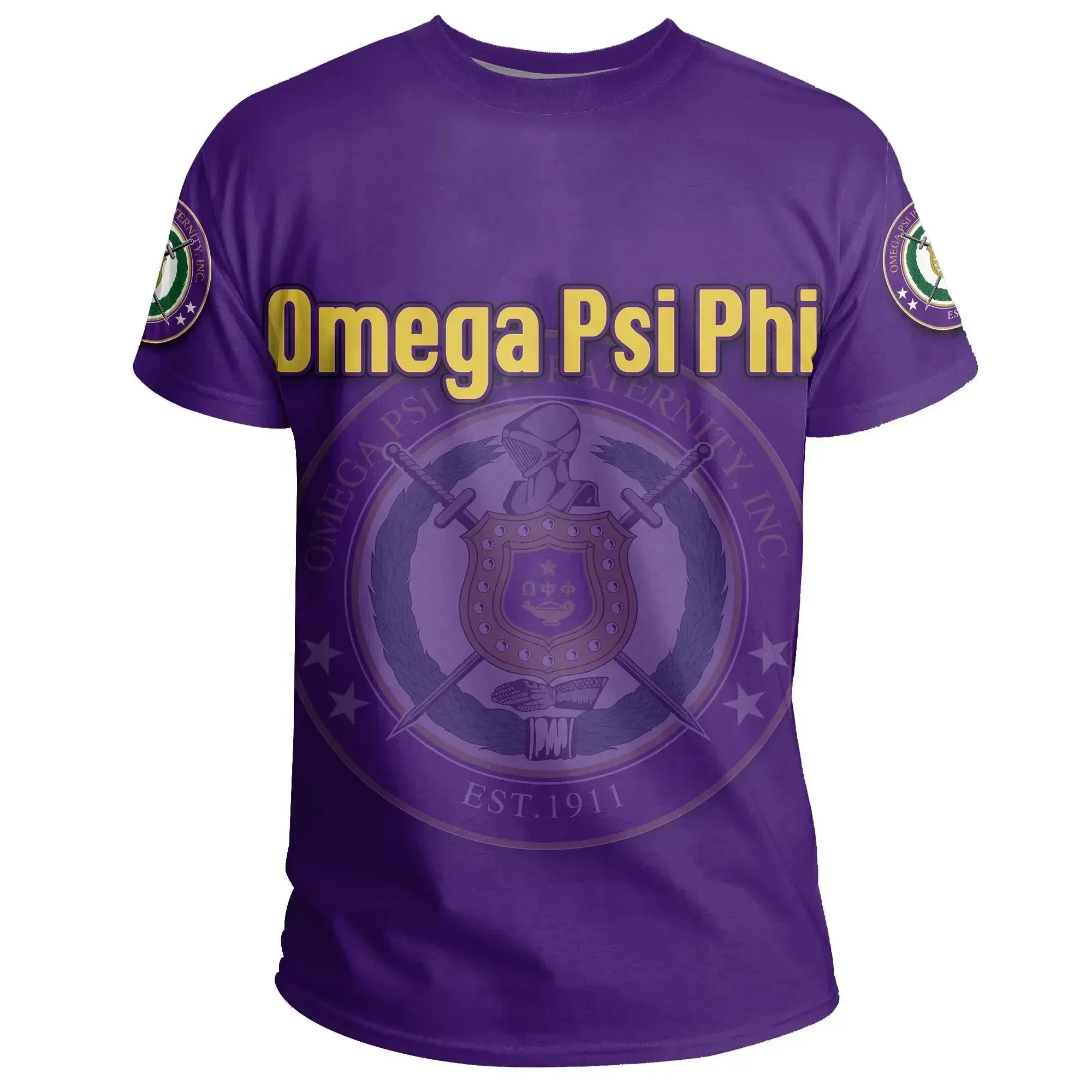 Africazone T-Shirt - Personalised Omega Psi Phi Tee J5 | Africazone.store