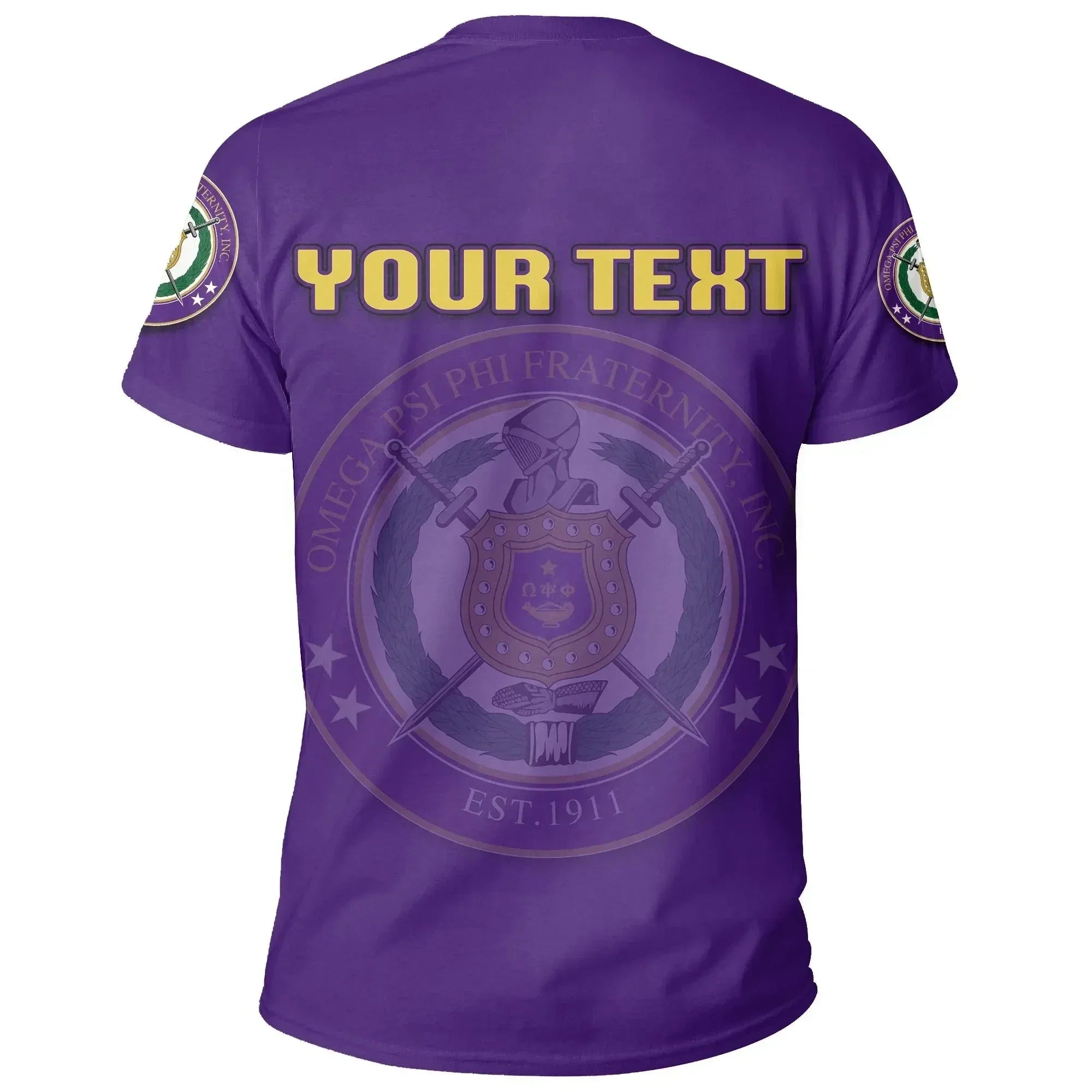 Africazone T-Shirt - Personalised Omega Psi Phi Tee J5 | Africazone.store