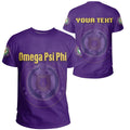 Africazone T-Shirt - Personalised Omega Psi Phi Tee J5 | Africazone.store