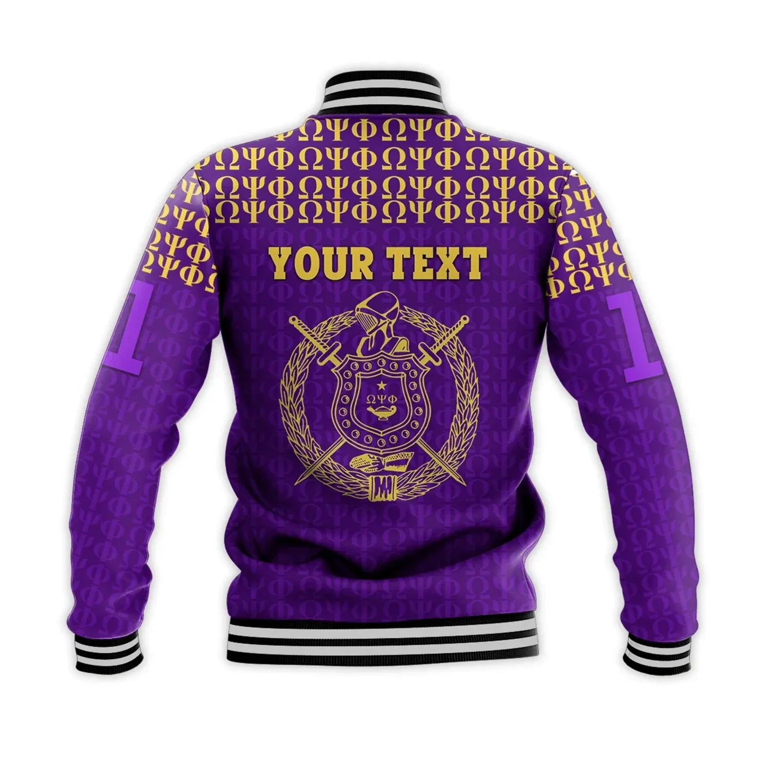 AfricaZone Jacket - Personalised Omega Psi Phi Bull Dogs Special Baseball Jacket J5