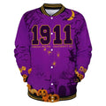 AfricaZone Jacket - Omega Psi Phi Halloween Baseball Jacket J5 | Africazone.store