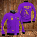 AfricaZone Greek Life Jacket - Invictus Live Your Creed Omega Psi Phi Baseball Jacket J5 | Africazone.store