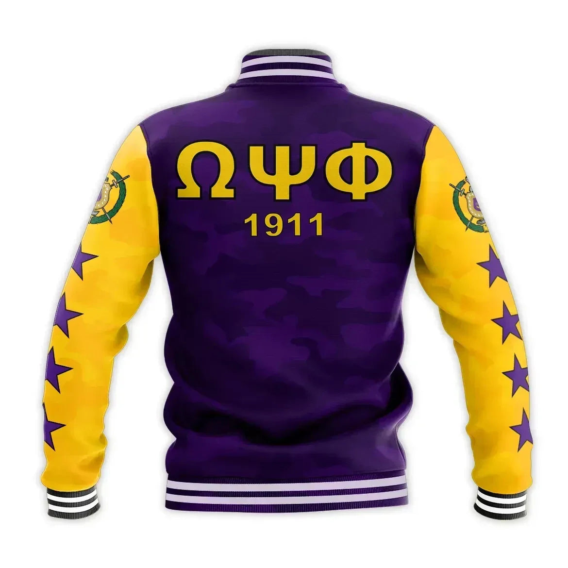 AfricaZone Jacket - Omega Psi Phi Omega Psi Phi Legend Baseball Jacket J5