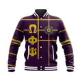 AfricaZone Jacket - Omega Psi Phi Burberr Style Baseball Jacket J5 | Africazone.store
