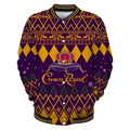 AfricaZone Jacket - Lux Omega Psi Phi Crown Royal Christmas Baseball Jacket J5 | Africazone.store