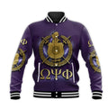 AfricaZone Jacket - Omega Psi Phi Bulldog Crown Psi Hand Sign Army Boots Baseball Jacket J5 | Africazone.store