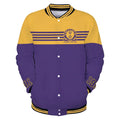 AfricaZone Jacket - Omega Psi Phi We Show Up To Show Out Baseball Jacket J5 | Africazone.store