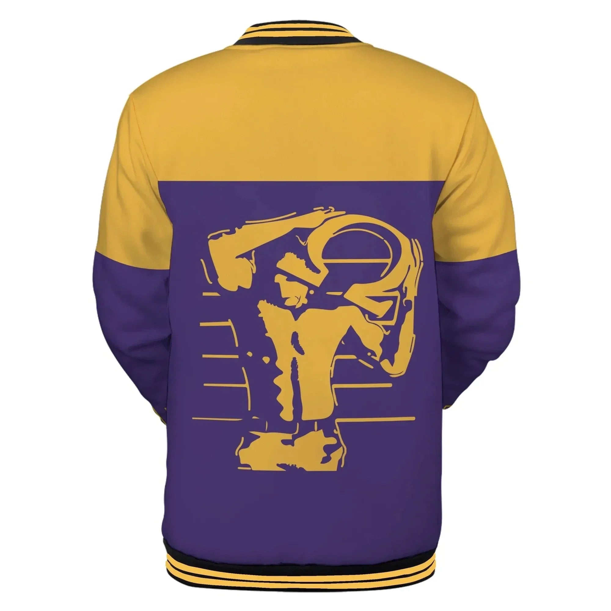 AfricaZone Jacket - Omega Psi Phi We Show Up To Show Out Baseball Jacket J5 | Africazone.store