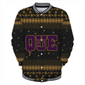 AfricaZone Jacket - Lux Que Thunder Omega Psi Phi Baseball Jacket J5 | Africazone.store
