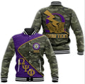 AfricaZone Jacket - Personalised Omega Psi Phi Army Style Baseball Jacket J5 | Africazone.store