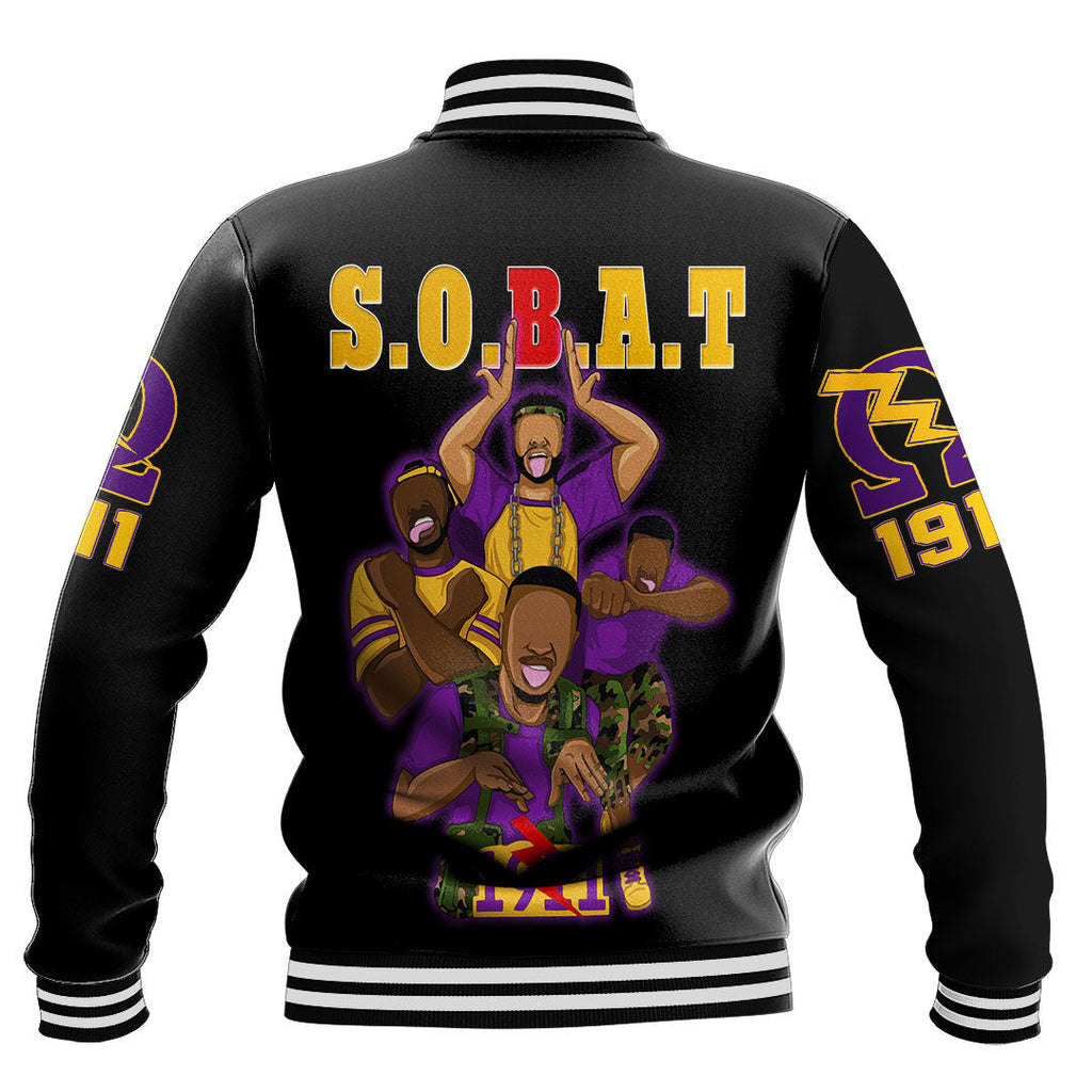 AfricaZone Clothing - Omega Psi Phi Fraternity Baseball Jackets A31 | Africazone.store