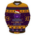 AfricaZone Jacket - Omega Psi Phi Bulldog Christmas Baseball Jackets A31 | Africazone.store