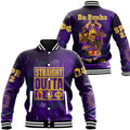 (Custom) AfricaZone Clothing - Straight Outta Omega Psi Phi Baseball Jackets A31 | Africazone.store