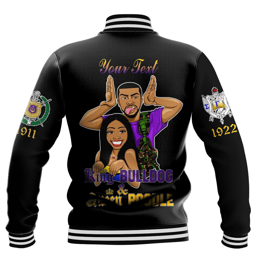 AfricaZone Jacket - Couple Omega Psi Phi and Sigma Gamma Rho Baseball Jackets A31 | Africazone.store