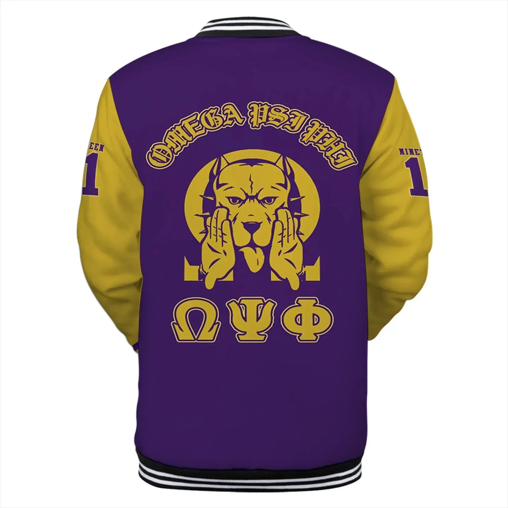 AfricaZone Jacket - Omega Psi Phi 38 Baseball Jacket J5 | Africazone.store