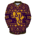 AfricaZone Jacket - Omega Psi Phi Africa Map Christmas Baseball Jacket J5 | Africazone.store