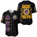 Africazone Baseball Jersey - Omega Psi Phi Letters Baseball Jersey J0