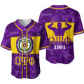 Africazone Baseball Jersey - Omega Psi Phi Camo Version J5 | Africazone.store