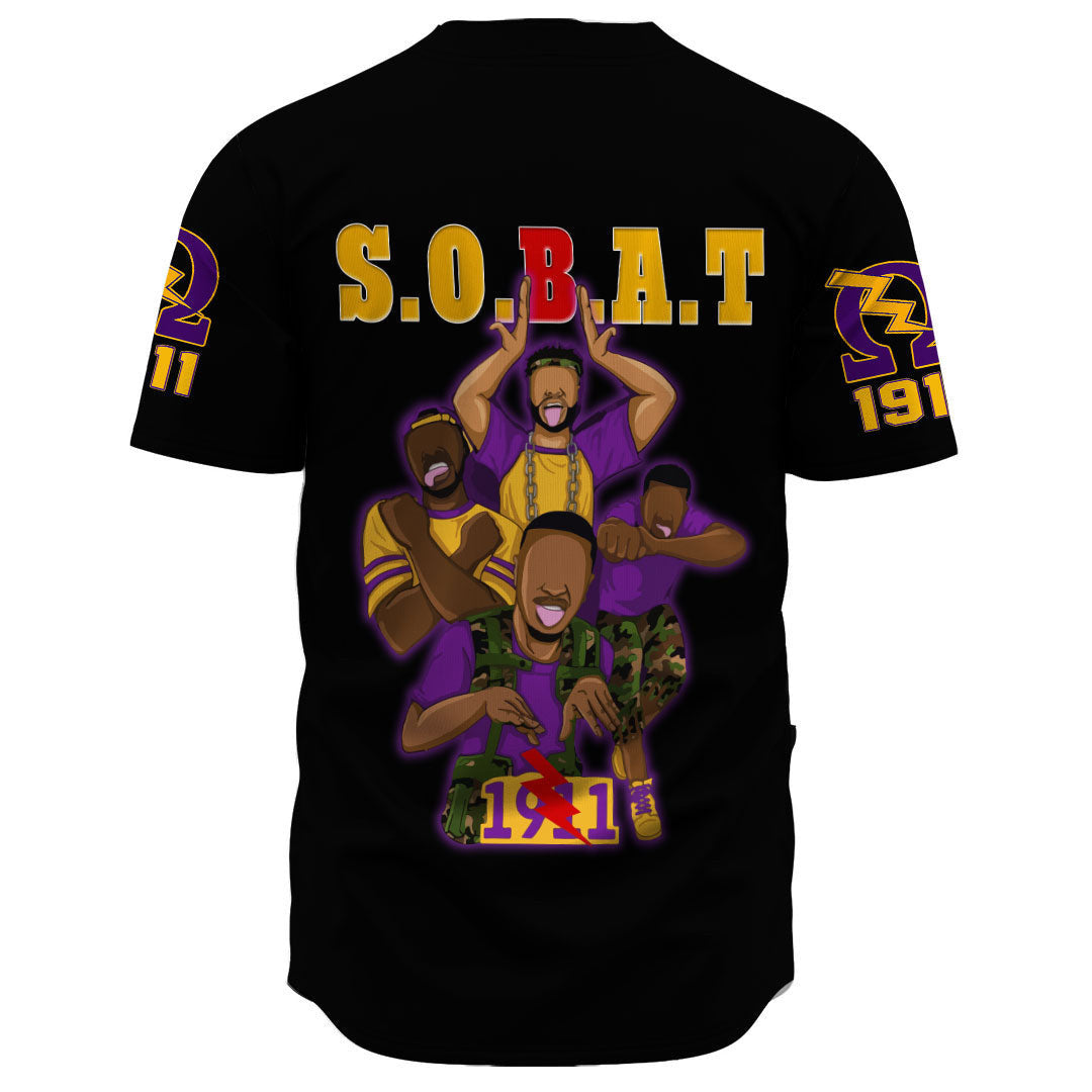 Africazone Baseball Jersey - Omega Psi Phi Fraternity A31 | Africazone.store