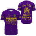 Africazone Baseball Jersey - Omega Psi Phi Black History Month A31 | Africazone.store