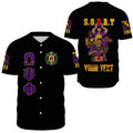 (Custom) Africazone Baseball Jersey - Omega Psi Phi Fraternity A31 | Africazone.store