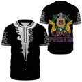 Africazone Baseball Jersey - Omega Psi Phi Forever A31 | Africazone.store