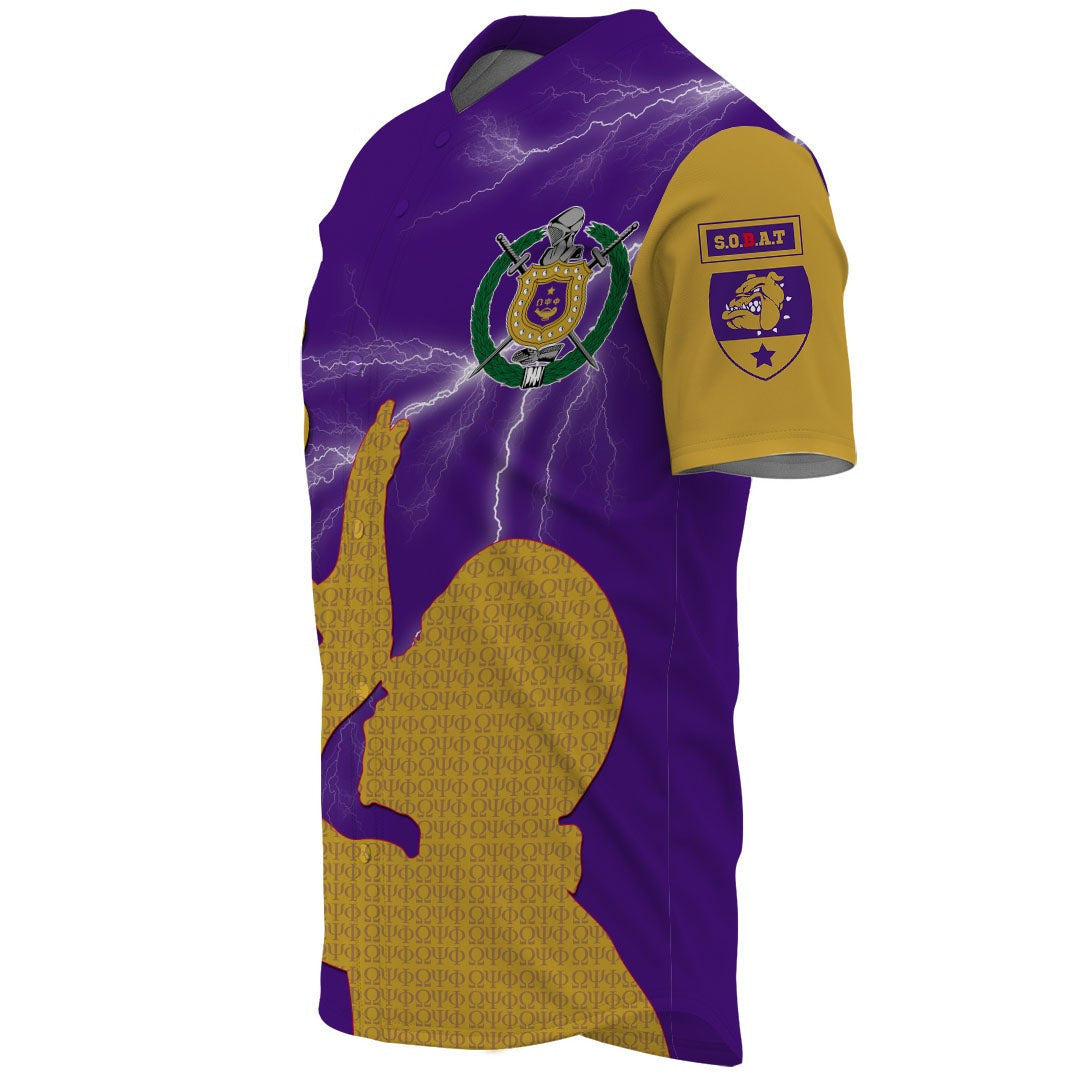 Africazone Baseball Jersey - Omega Psi Phi S.O.B.A.T A31 | Africazone.store