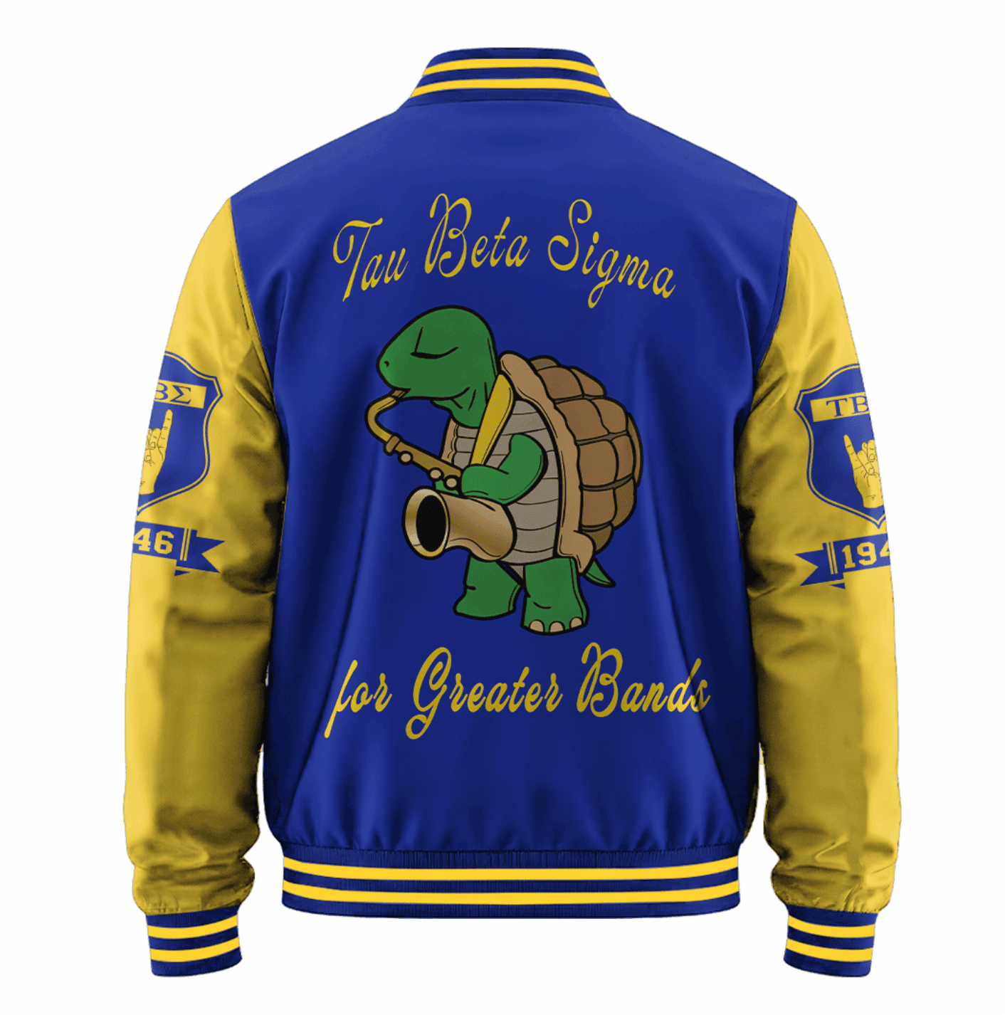 Africazone Jacket - Tau Beta Sigma Sorority Motto Baseball Jackets A31