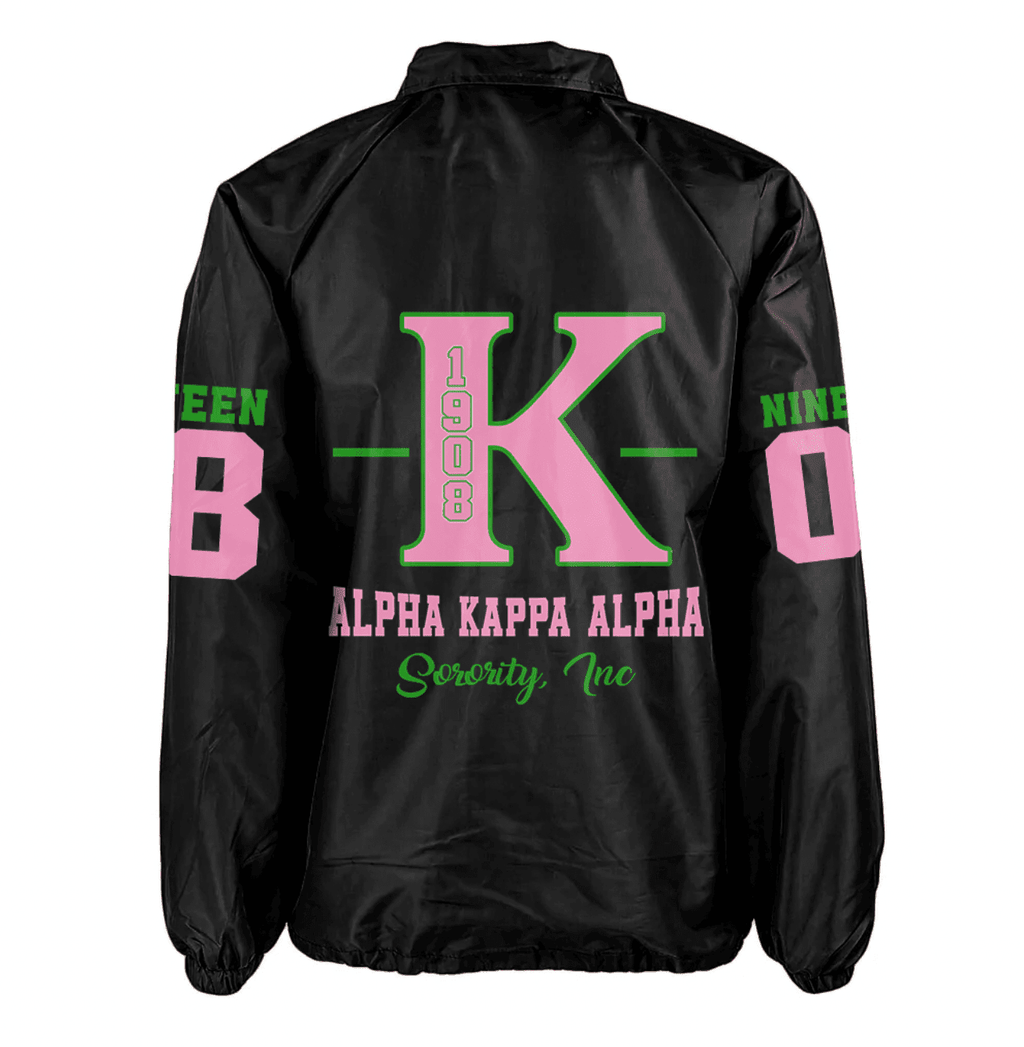 Africa Zone Greek Life Clothing - AKA Sorority Precious Pearls Crossing Jacket A31