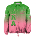 Africa Zone Greek Life Clothing - AKA Sorority Gradient Crossing Jacket A31