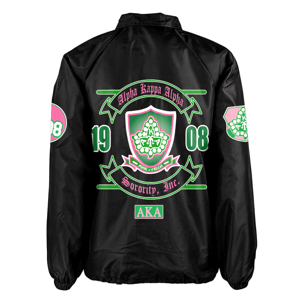Africa Zone Greek Life Clothing - AKA Sorority Brian Style Crossing Jacket A31