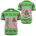 Africa Zone Greek Life Clothing -  AKA Sorority Christmas Baseball Jerseys A31