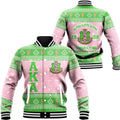 Africa Zone Greek Life Clothing -  AKA Sorority Christmas Baseball Jackets A31