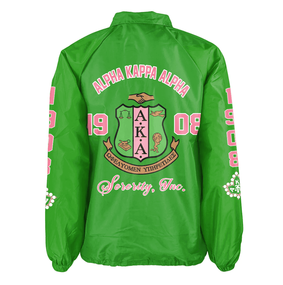 Africa Zone Greek Life Clothing - AKA Sorority Edsel Crossing Jacket A31